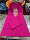 Tew Cotton With Embroidery Work Kurti With Bottom Dupatta Wholesale Online